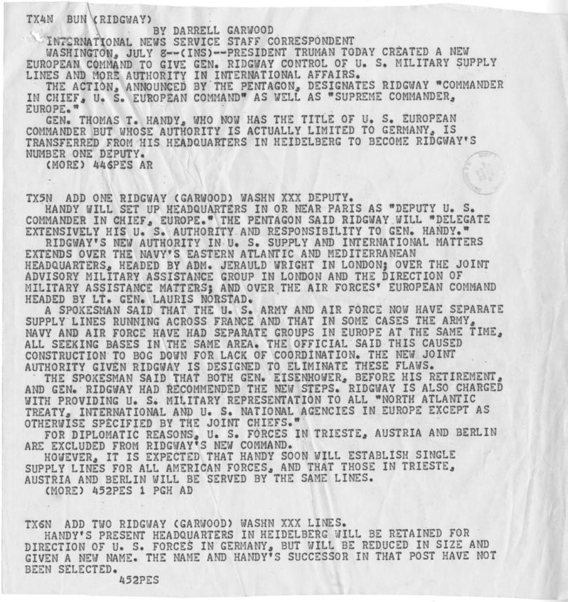 Memo, C. Herschel Schooley to Irving Perlmeter, with related material