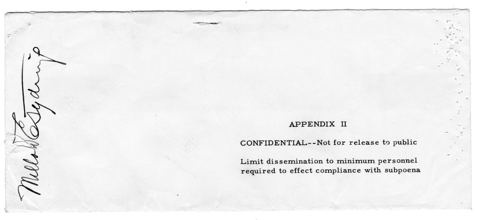 Memorandum from Charles S. Murphy to Harry B. Mitchell, with Attachments