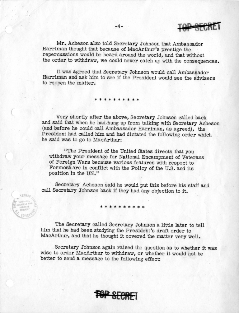 Memorandum for the Record