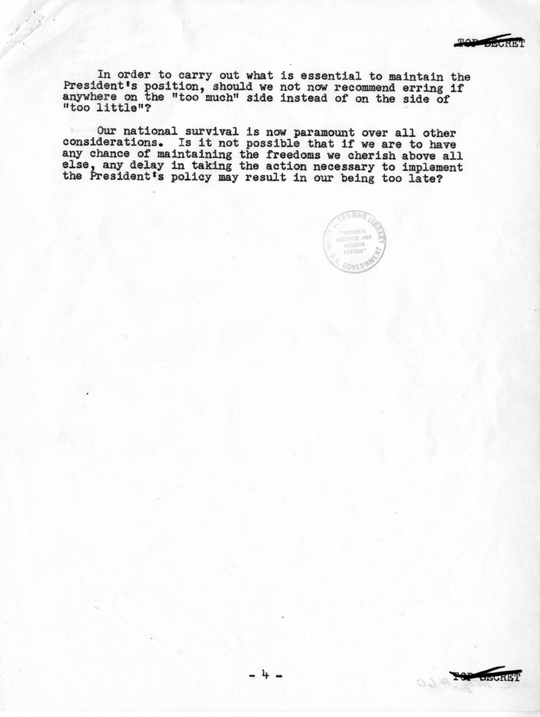 James S. Lay to National Security Council, with attachment