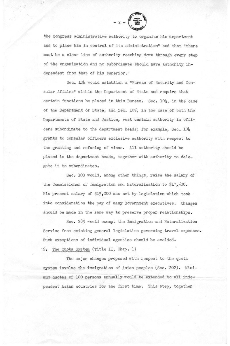 Correspondence Between Representative Emanuel Celler and President Harry S. Truman, with Related Material