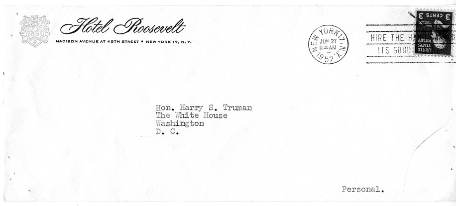 Letter from Phyllis Craig to President Harry S. Truman