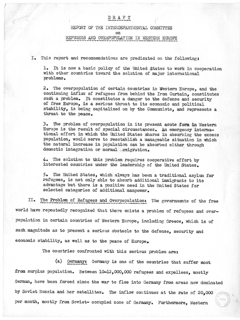 Memorandum from John W. Gibson to David D. Lloyd with Attachment