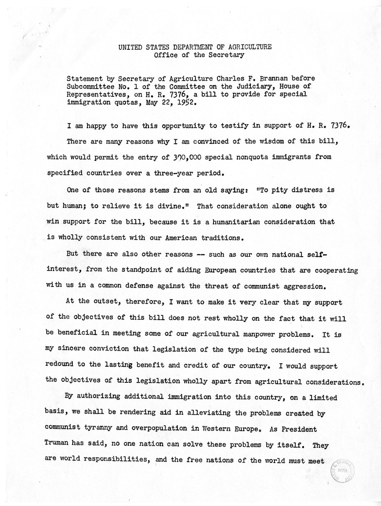 Correspondence Between Herbert J. Waters and David D. Lloyd with Attachment