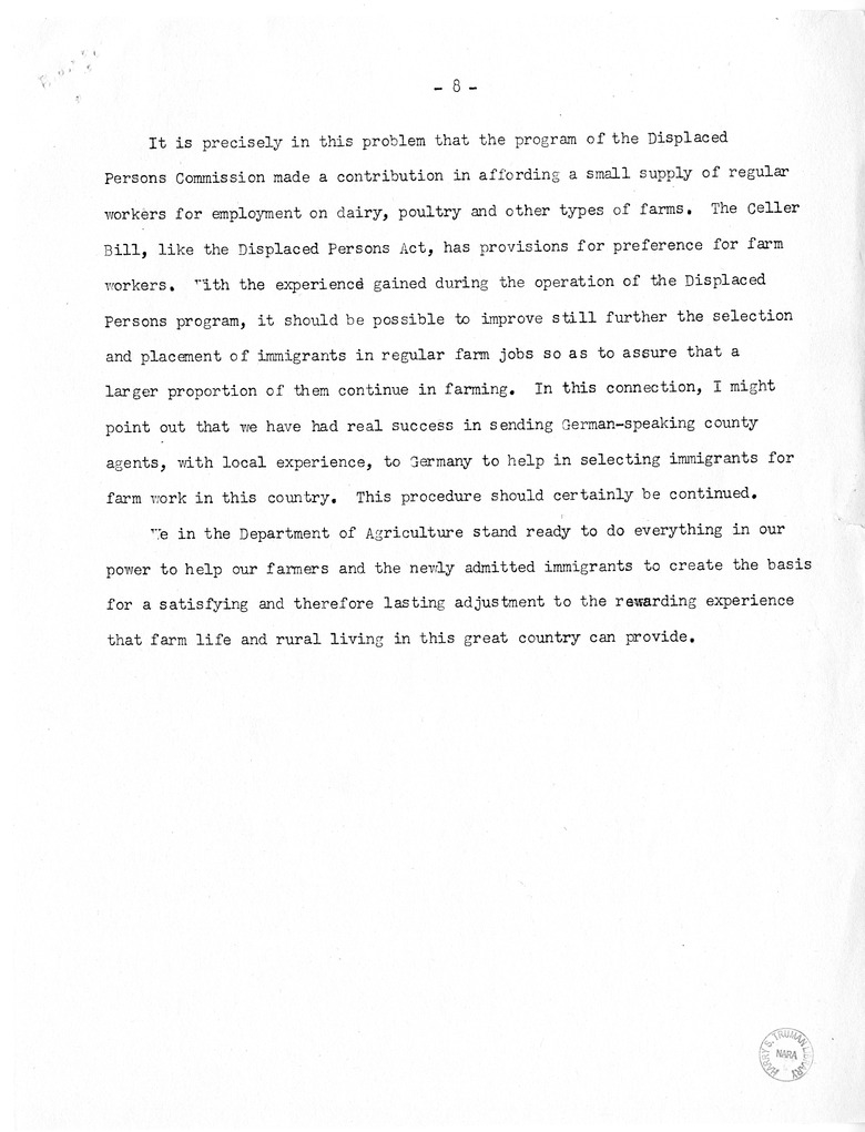 Correspondence Between Herbert J. Waters and David D. Lloyd with Attachment