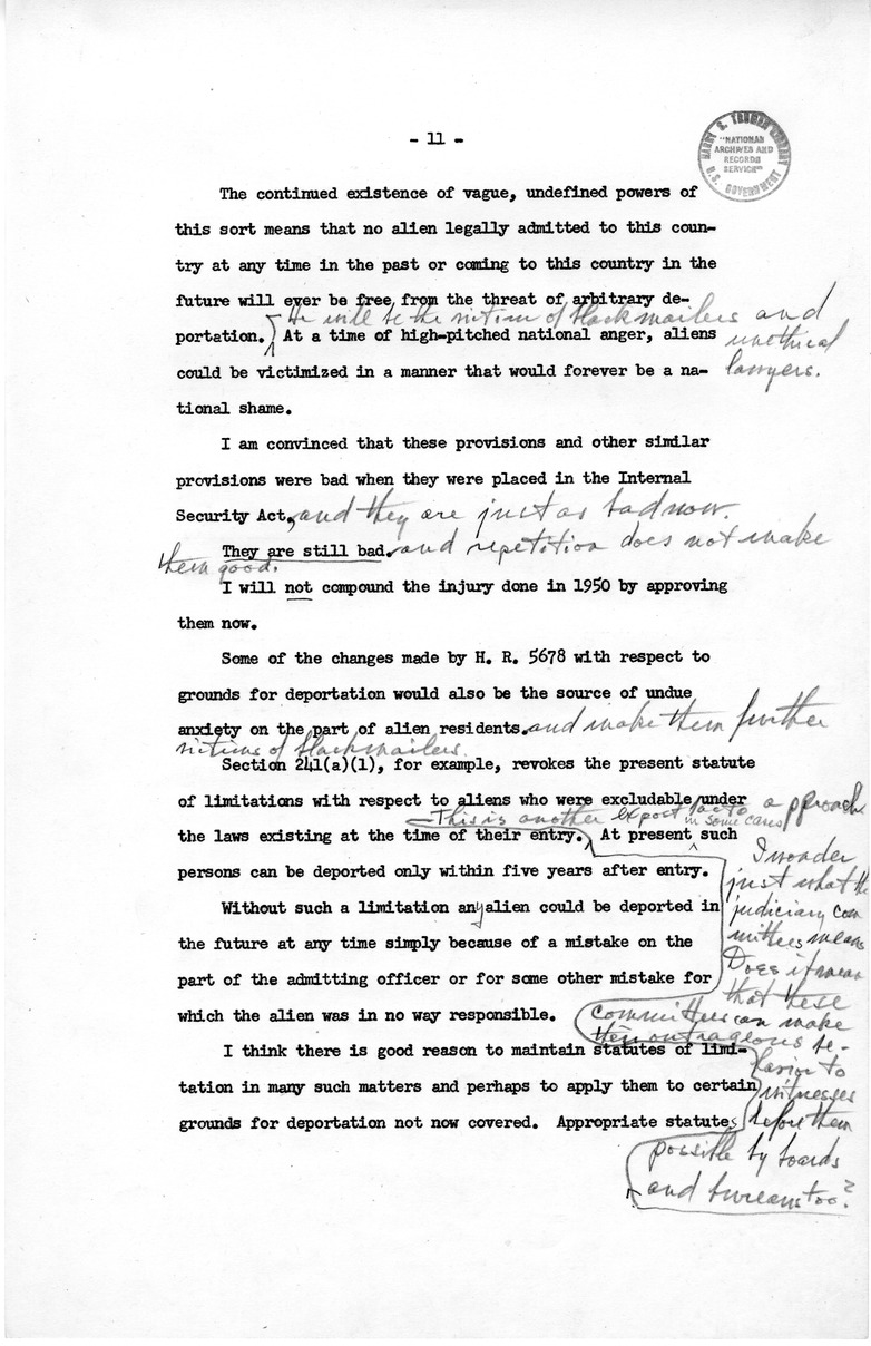 Memorandum from David D. Lloyd to Frederick J. Lawton with Attached Speech Draft