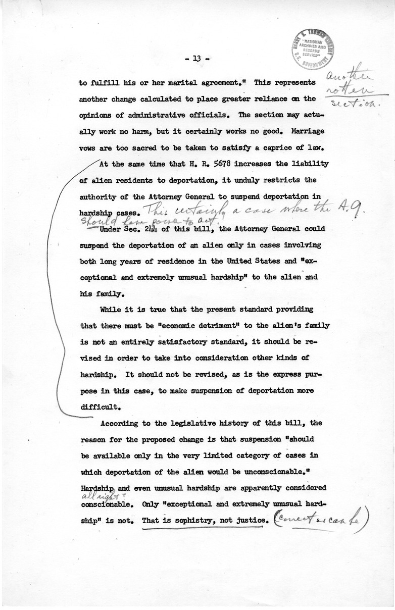 Memorandum from David D. Lloyd to Frederick J. Lawton with Attached Speech Draft