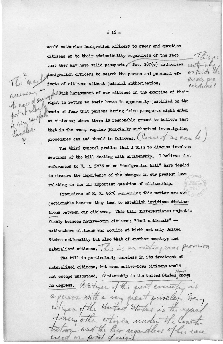 Memorandum from David D. Lloyd to Frederick J. Lawton with Attached Speech Draft