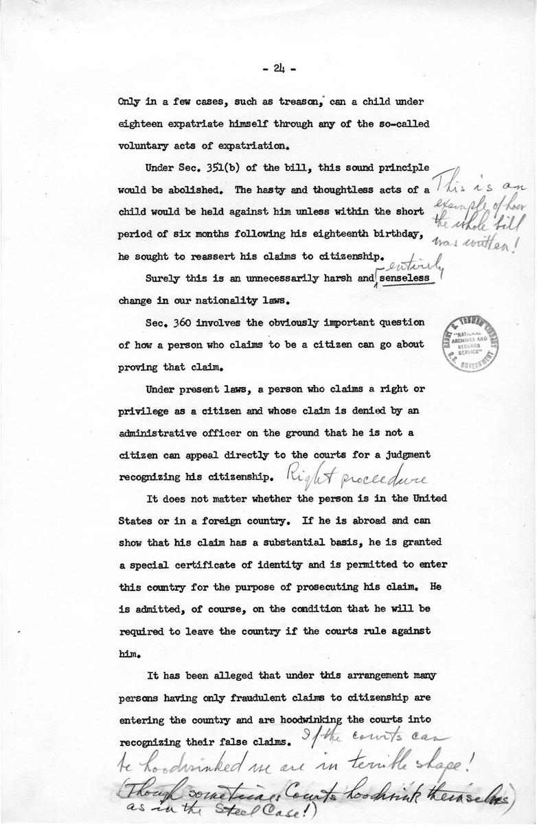 Memorandum from David D. Lloyd to Frederick J. Lawton with Attached Speech Draft