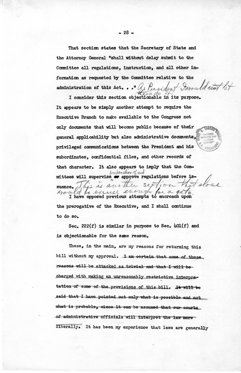 Memorandum from David D. Lloyd to Frederick J. Lawton with Attached Speech Draft