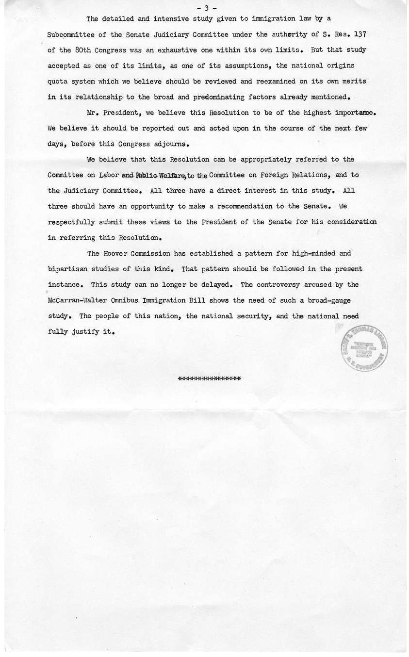 Memorandum from Julius C. C. Edelstein to Richard E. Neustadt with Attachments