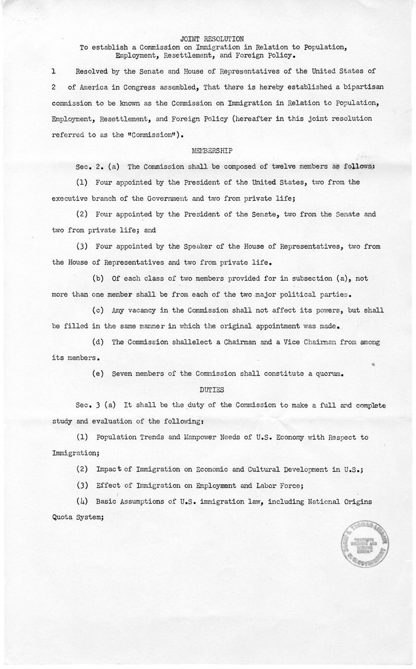 Memorandum from Julius C. C. Edelstein to Richard E. Neustadt with Attachments