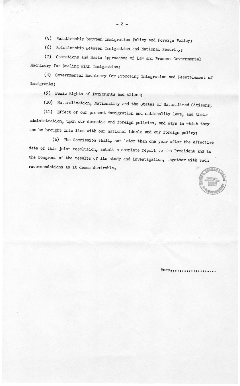 Memorandum from Julius C. C. Edelstein to Richard E. Neustadt with Attachments