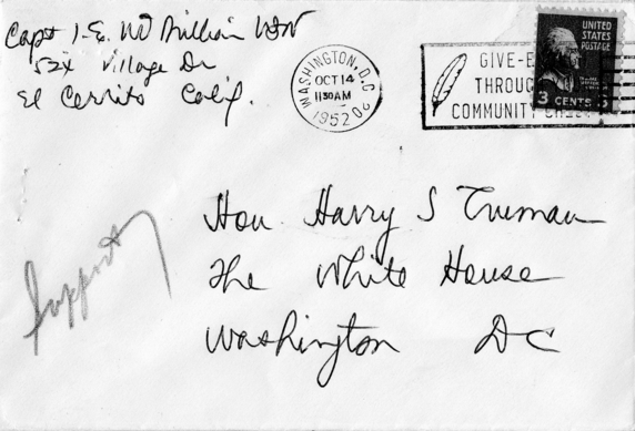 Correspondence Between Captain I. E. McMillian and Harry S. Truman