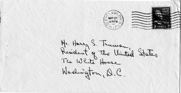 David J. Sloane to Harry S. Truman