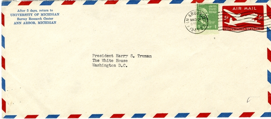 Ernest R. Hilgard et. al to Harry S. Truman, With Reply by Donald S. Dawson