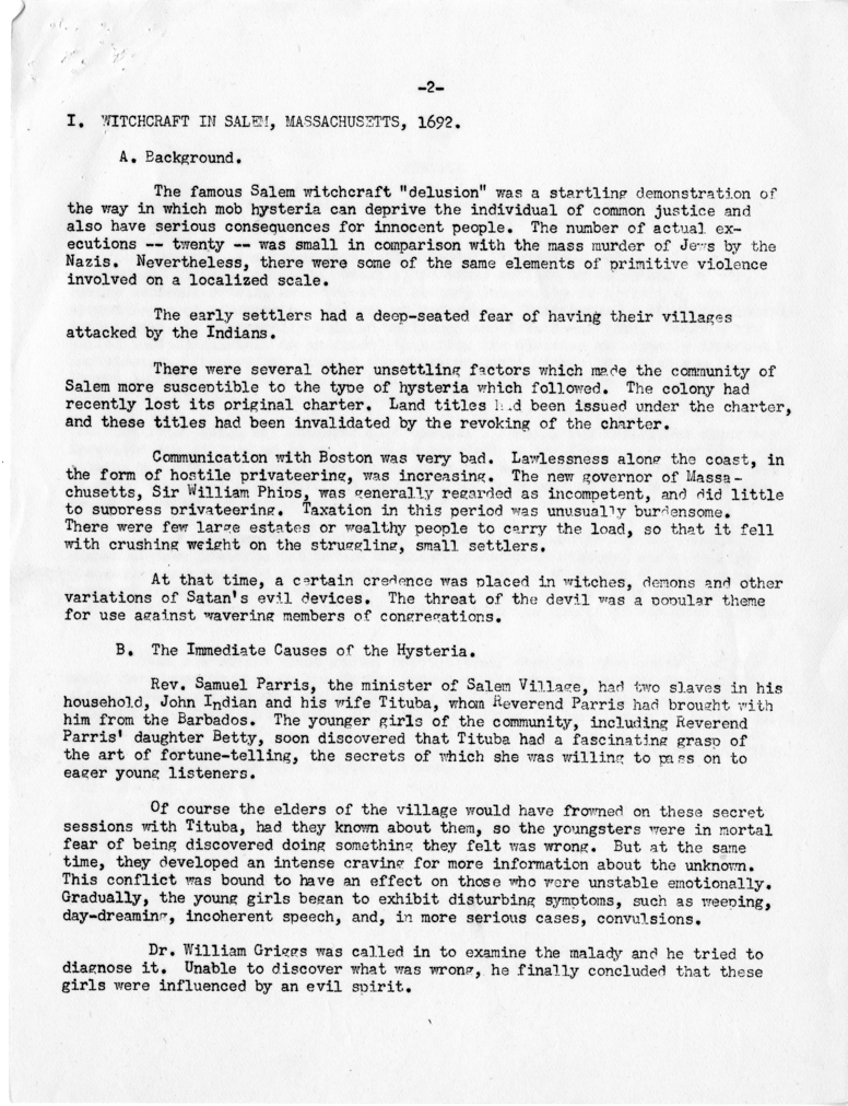 Memo, Harry S. Truman to Alben W. Barkley, et al., With Attachment