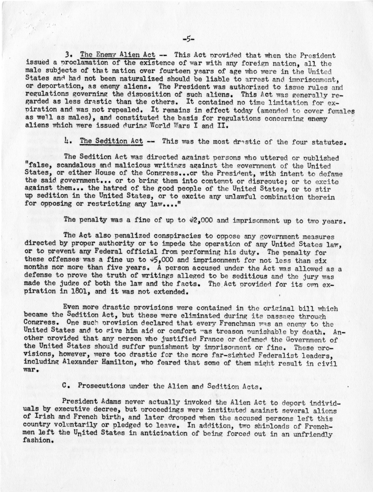 Memo, Harry S. Truman to Alben W. Barkley, et al., With Attachment