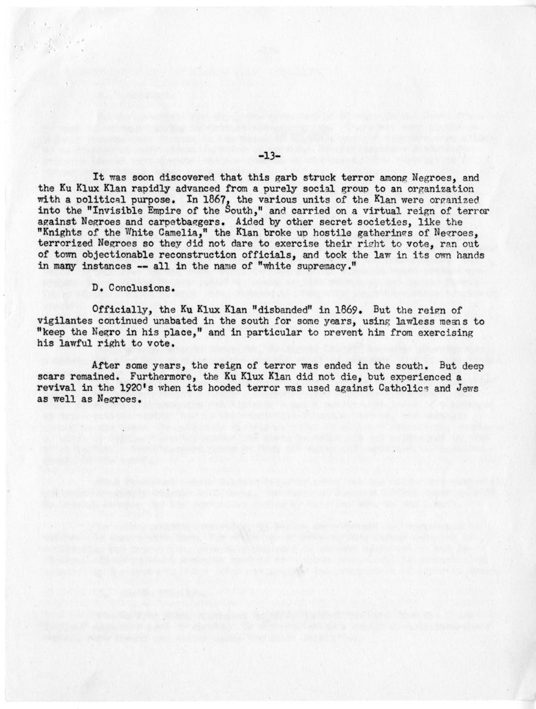 Memo, Harry S. Truman to Alben W. Barkley, et al., With Attachment