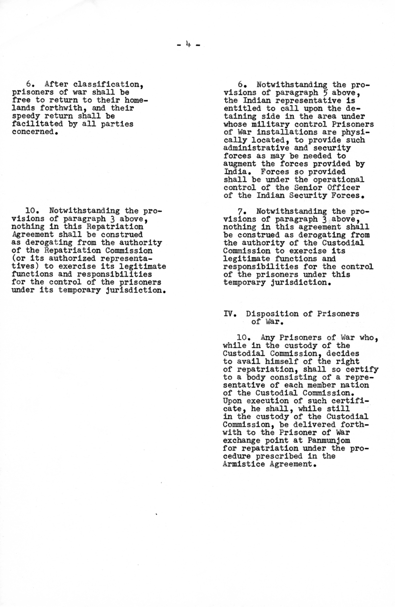 Repatriation of Korean Prisoners of War