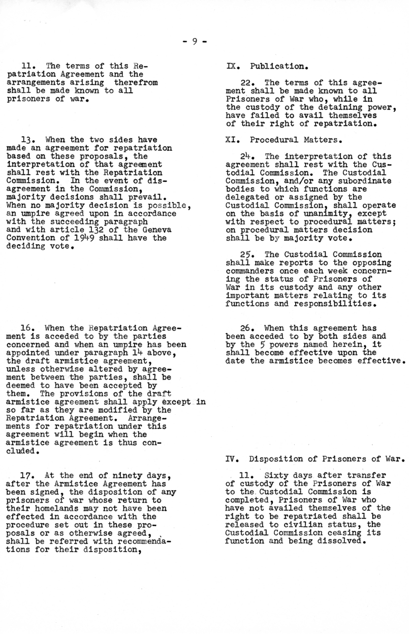 Repatriation of Korean Prisoners of War