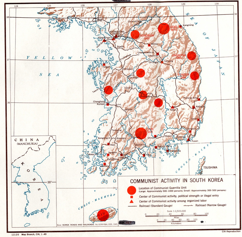 &quot;Communist Capabilities in South Korea,&quot; Office of Reports and Estimates 32-48