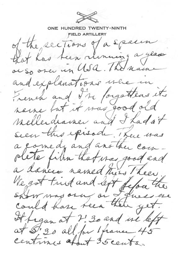 Letter, Harry S. Truman to Bess Wallace