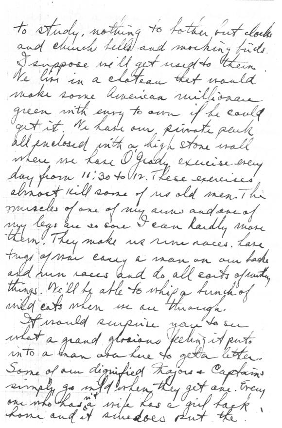 Letter, Harry S. Truman to Bess Wallace