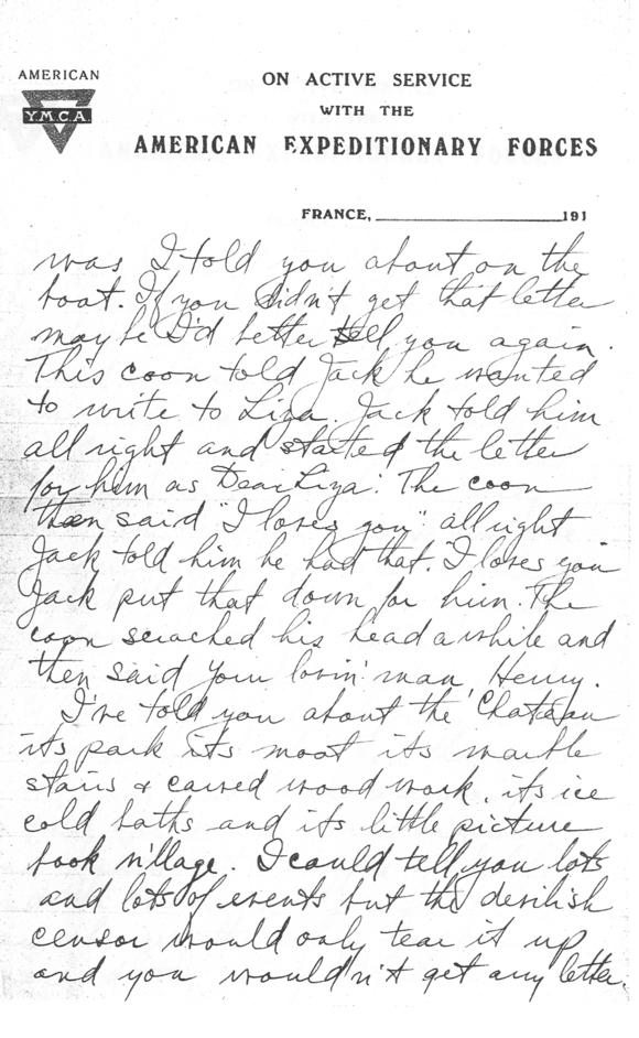 Letter, Harry S. Truman to Bess Wallace