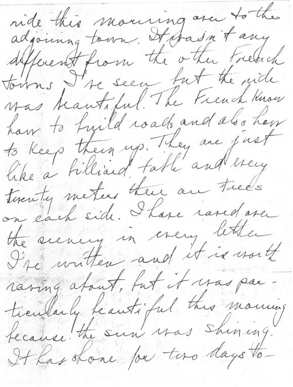 Letter, Harry S. Truman to Bess Wallace