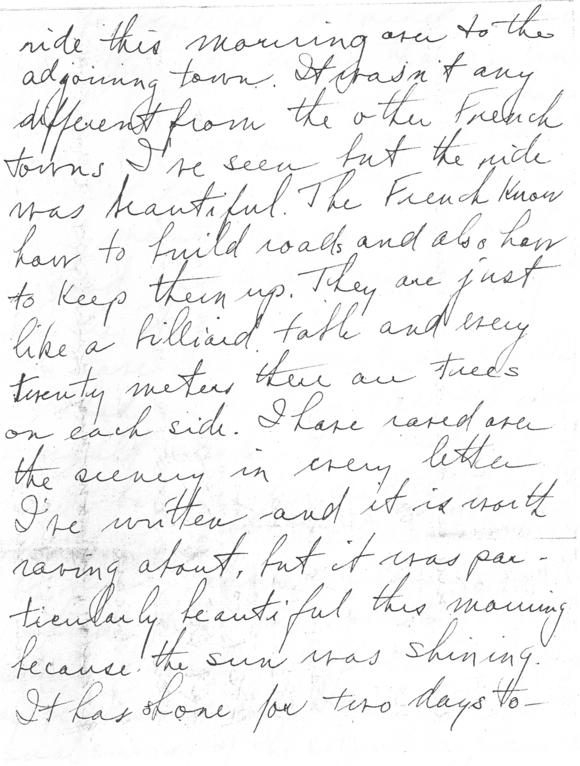 Letter, Harry S. Truman to Bess Wallace