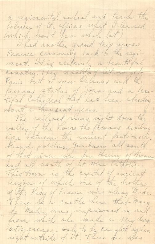 Letter, Harry S. Truman to Bess Wallace