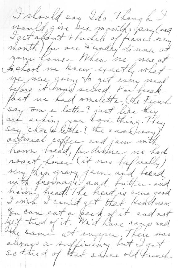 Letter, Harry S. Truman to Bess Wallace