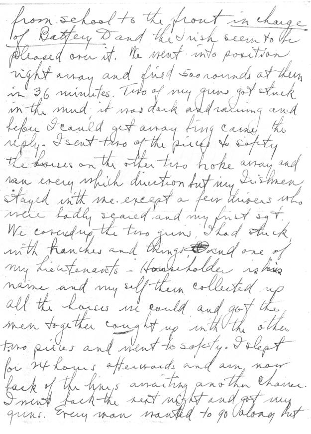 Letter, Harry S. Truman to Bess Wallace