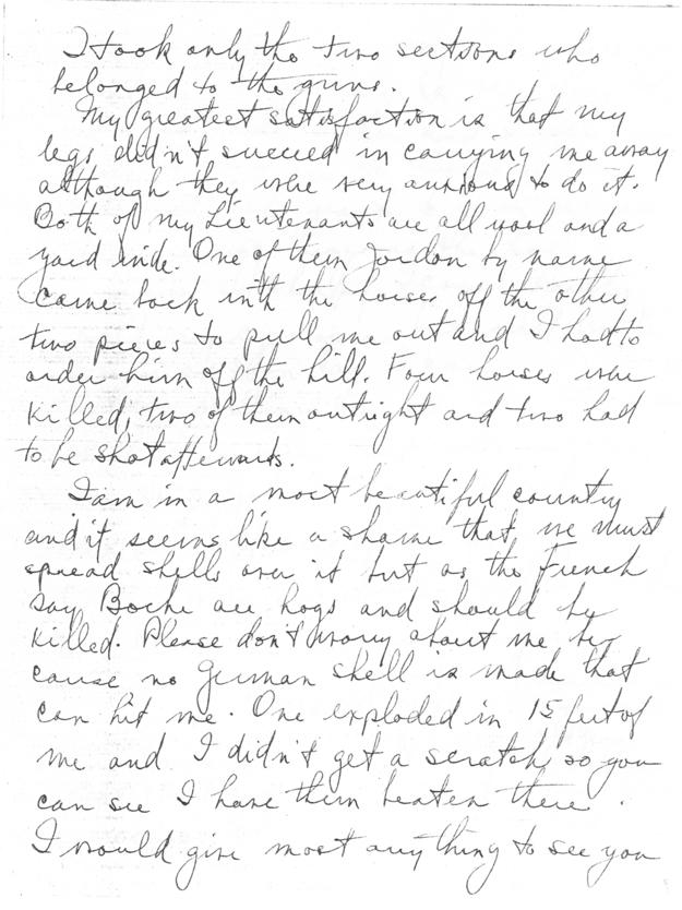 Letter, Harry S. Truman to Bess Wallace