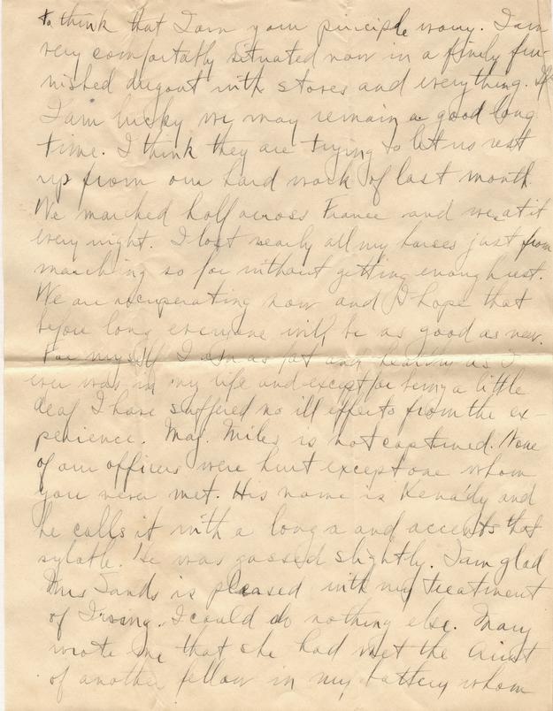 Letter, Harry S. Truman to Bess Wallace