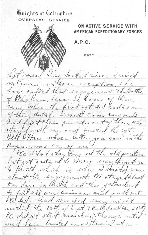 Letter, Harry S. Truman to Bess Wallace