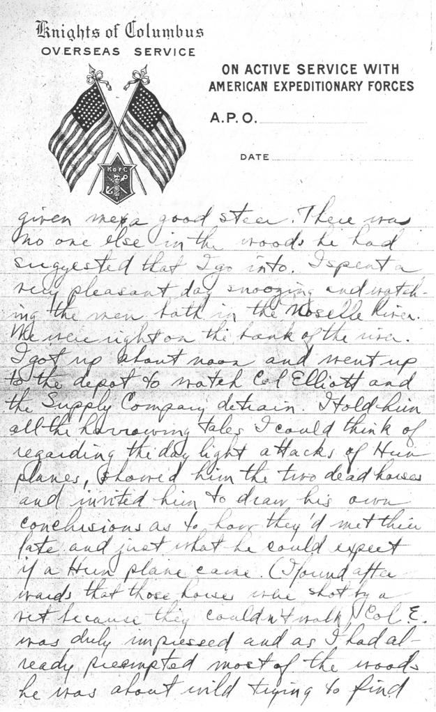 Letter, Harry S. Truman to Bess Wallace