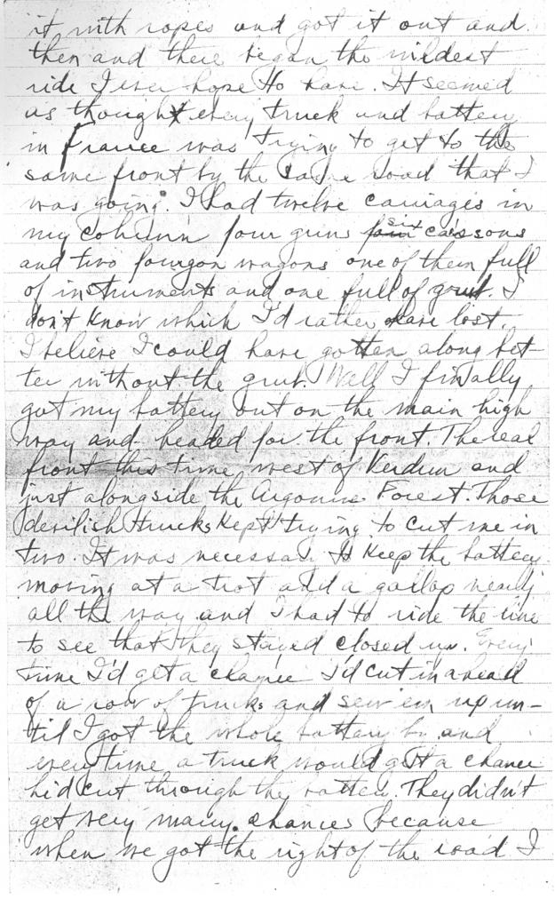 Letter, Harry S. Truman to Bess Wallace