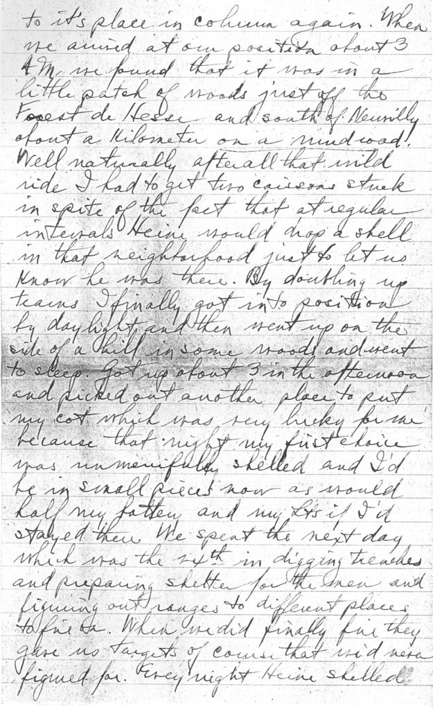 Letter, Harry S. Truman to Bess Wallace