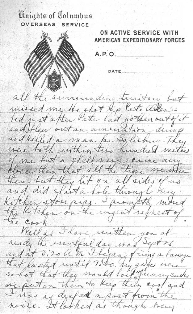 Letter, Harry S. Truman to Bess Wallace