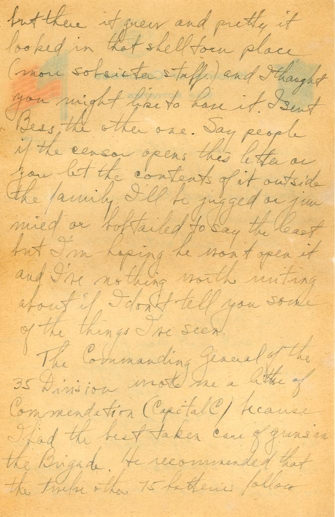 Letter, Harry S. Truman to Mary Ethel Noland