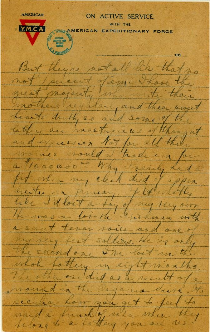 Letter, Harry S. Truman to Mary Ethel Noland