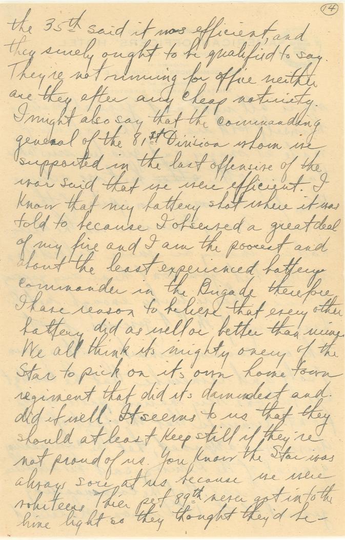 Letter, Harry S. Truman to Mary Ethel Noland