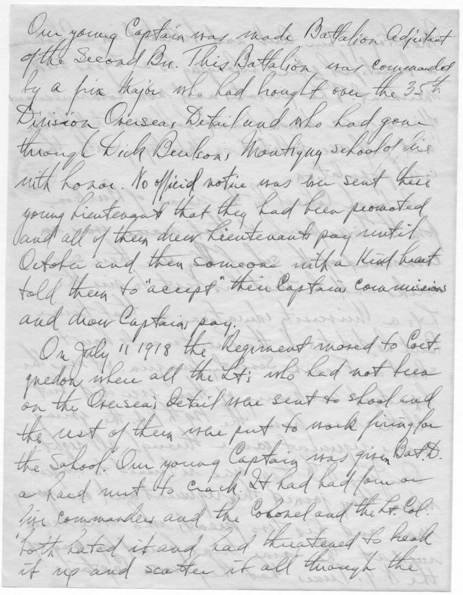 Long Hand Note by Senator Harry S. Truman