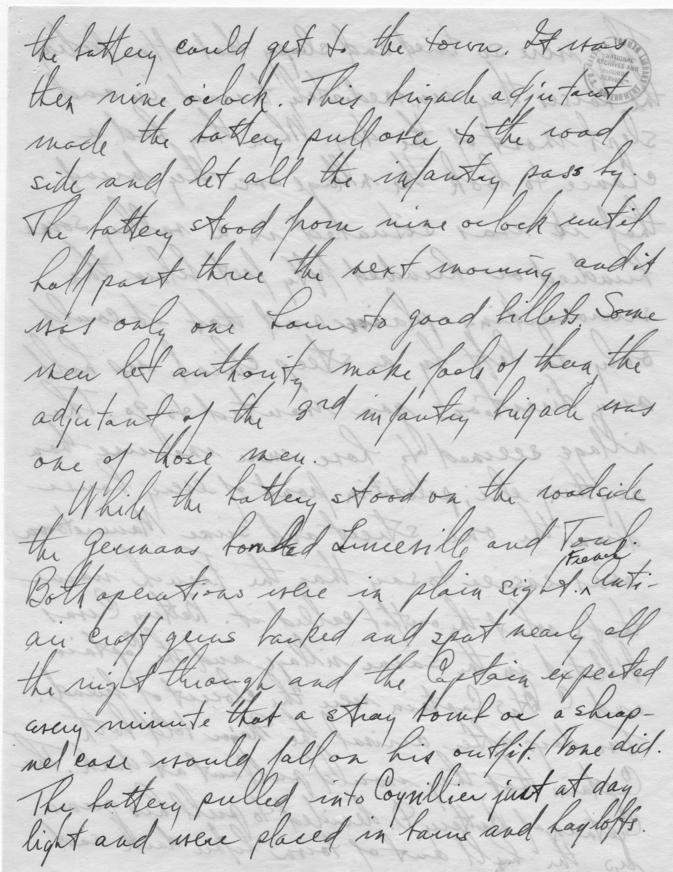 Long Hand Note by Senator Harry S. Truman