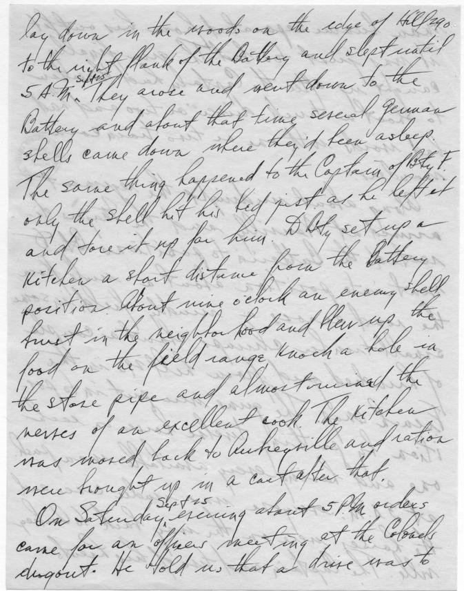 Long Hand Note by Senator Harry S. Truman