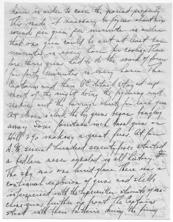 Long Hand Note by Senator Harry S. Truman