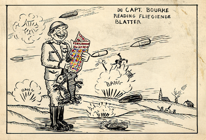 Drawing of Captain Thomas C. Bourke
