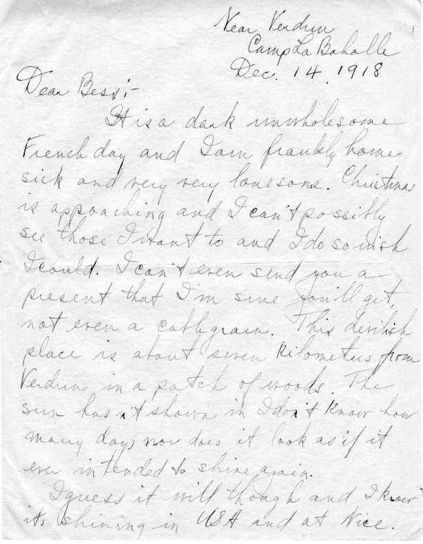 Harry S. Truman to Bess Wallace